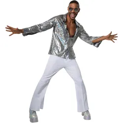 tectake® Herrenkostüm Disco Boy