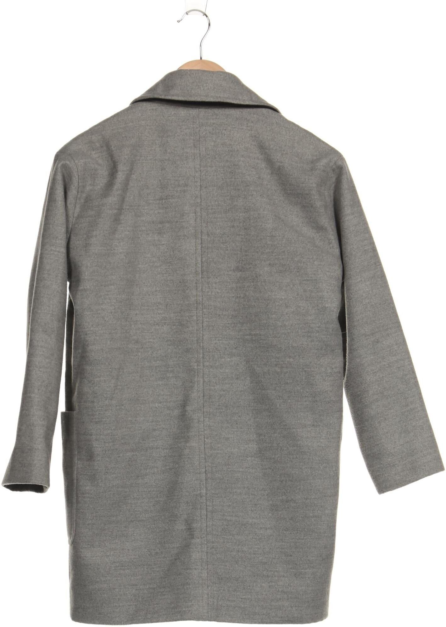 Topshop Damen Mantel, Grün, Gr. EU 36, Viskose / Elasthan / Synthetik - Second Hand