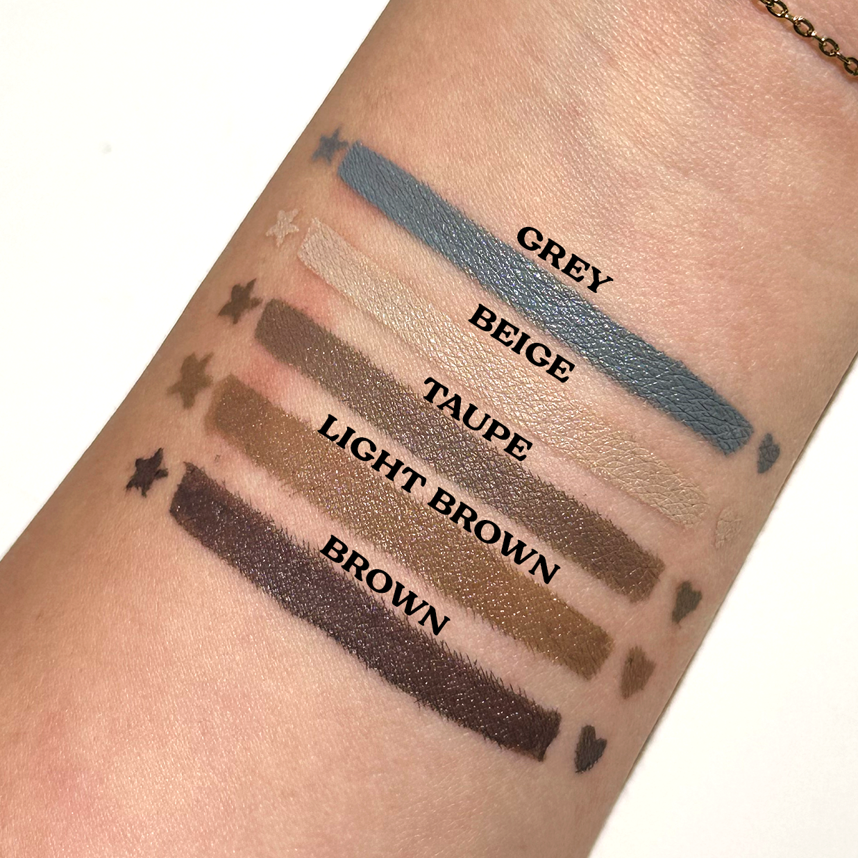Heart Grey Spectra Pen - Stamp & Eyeliner Pen - Glisten Cosmetics