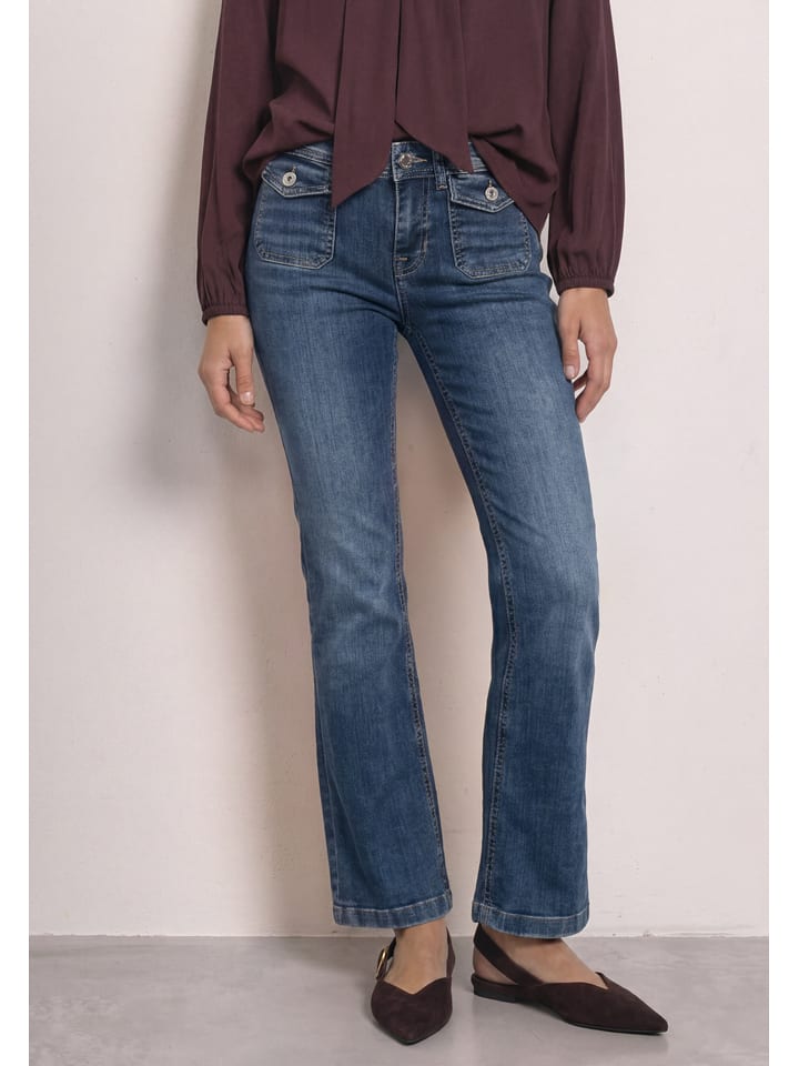 Street One Jeans - Bootcut fit - in Blau - W26/L30