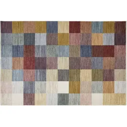 Luxor Living Teppich Rocco Kästchen Multi 60x110 cm
