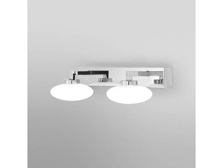 LEDVANCE SMART+ WiFi Orbis Wall Elypse, 2-flammig dimmbar, chrom / silber, für Badezimmer, Metall, Modern
