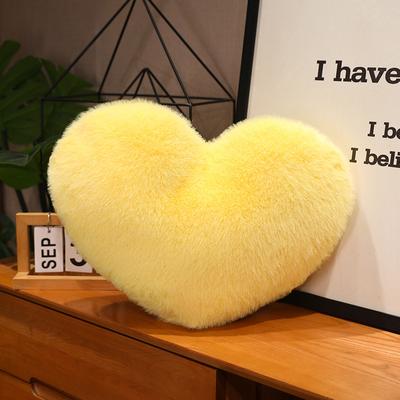 Lush Living Finds Fluffy Purple Pink Yellow Moon Star Heart Sky Pillow, Plush Cushion For Sofa Chair Back Support, Party Prop, Perfect yellow
