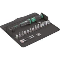 Drehmomentschlüssel Bicycle Set Torque 1, 16-teilig schwarz/grün, Click-Torque A 5 mit Umschaltknarre