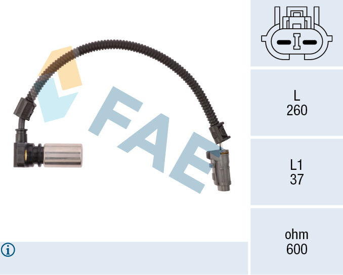Fae Drehzahlsensor, Automatikgetriebe 79086 Für Seat