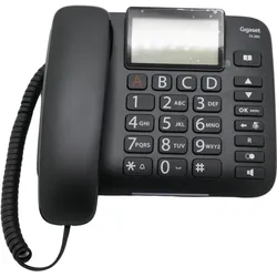 Gigaset DL380 (DE), Telefon, Schwarz