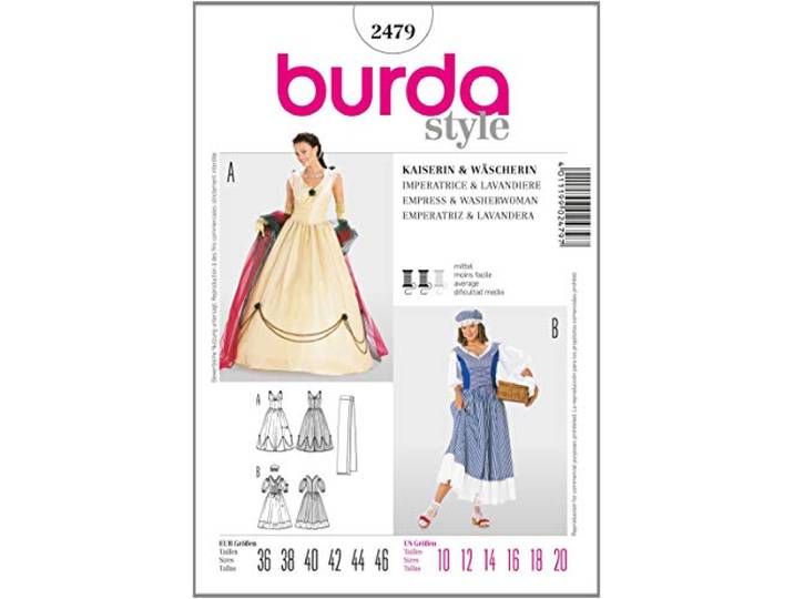 Burda naaipatroon 2479, keizerin & W?scherin, Gr. 36-46