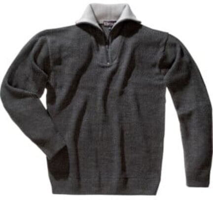 Pullover taille XXL anthracite 100 % polyacrylique ; Scheibler (8362)