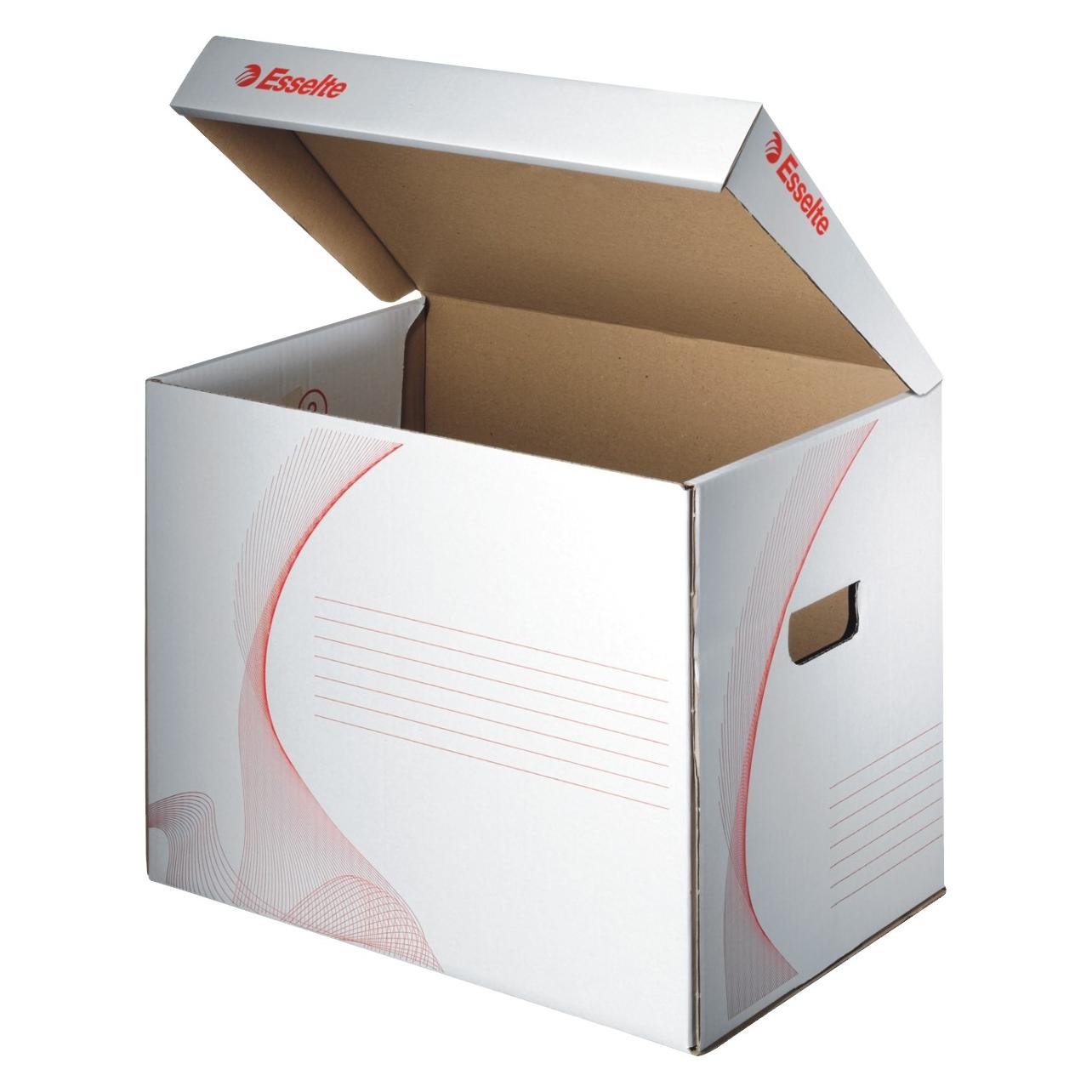 Esselte 10 Archivcontainer weiss 39,8 x 28,0 x 30,2 cm (128911)