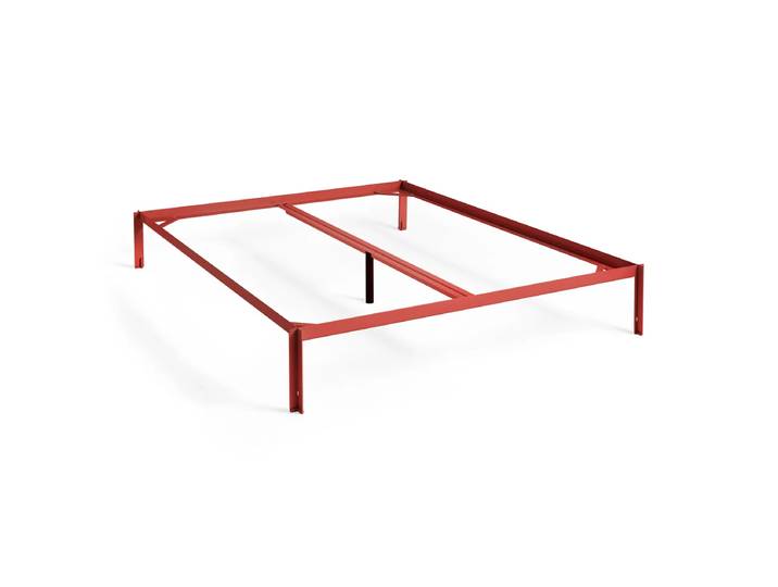 HAY - Connect Bett, 160 x 200 cm, maroon red