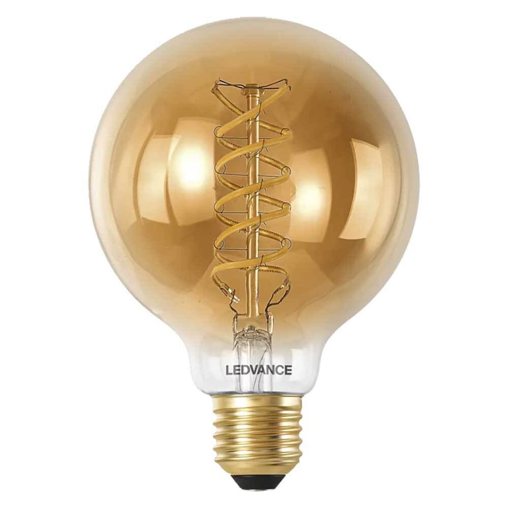 LEDVANCE Smart+ WiFi Filament Globe G80 LED-lamp, dimbaar, goudkleurig, 600 lm, instelbare witte kleur (2200K)