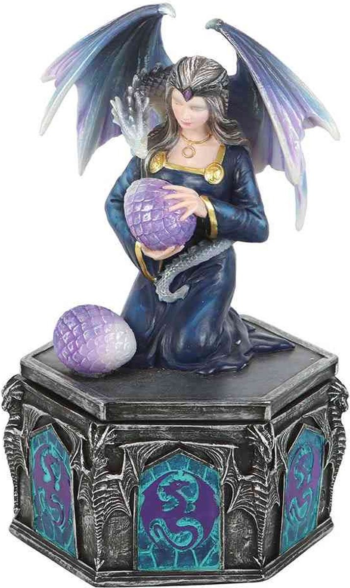 Something Different Dragon Friendship Spring Box door Anne Stokes decoratieve opbergdoos - Multicolours