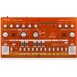 Behringer TD-3-TG Analog Bass Line Synthesizer, Synthesizer, Rot