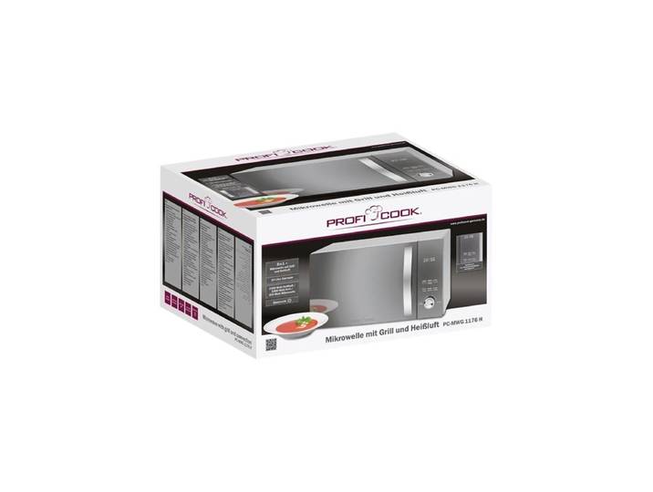 ProfiCook PC-MWG 1176 H - microwave oven with convection and grill - freestanding - silver