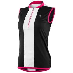 Etape Pretty Damen ärmelloses Trikot schwarz/rosa Gr. M
