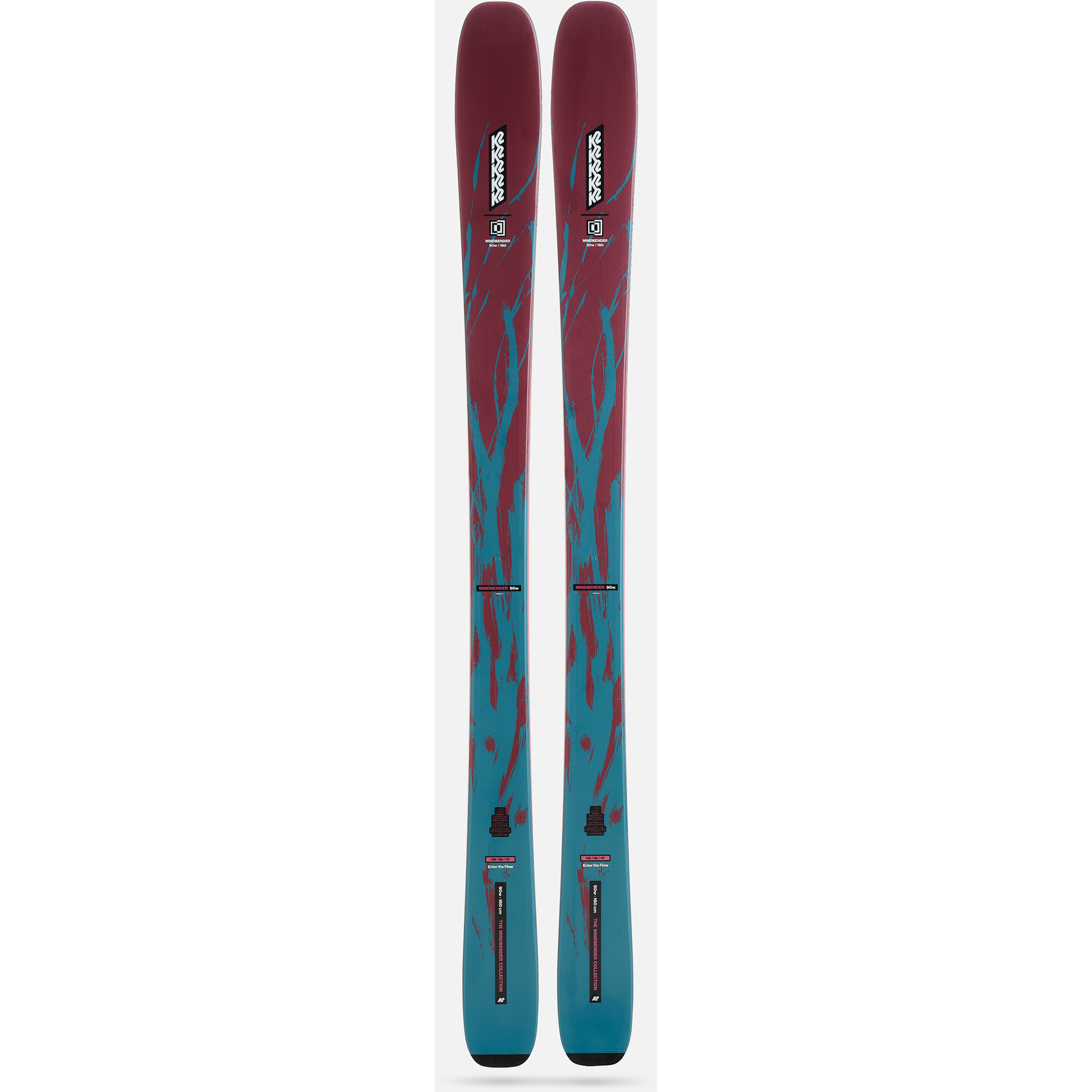 K2 Mindbender 90C Freerideski 26/27 Damen Ski weiss Größe 166CM Freeride