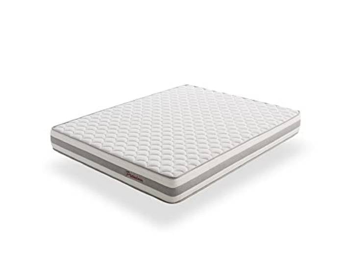 ECCOX - Ergo Premium-Viskoelastische Matratze, Höhe 26 cm, HR-Kern mit hoher Dichte, kontinuierliche Polsterung aus ViscoGel + Superweich, Unabhängigkeit, mittlere bis hohe Härte (105 x 200 cm)