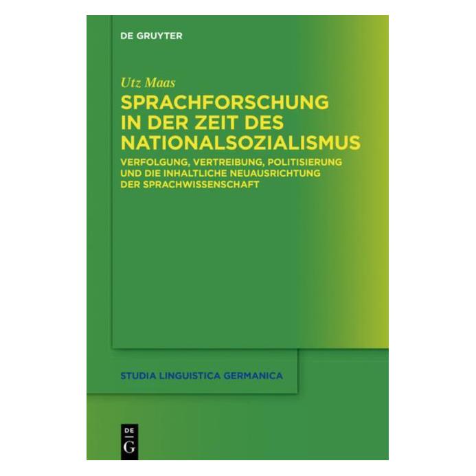 De Gruyter Maas:Sprachforschung in der Zeit des Na (Deutsch, Hardcover, Utz Maas) (61509901)