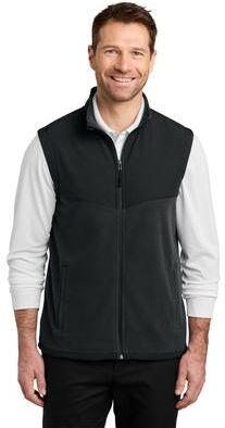 Port Authority F181 Therma-Tek Fleece Vest in Black size Small   Polyester