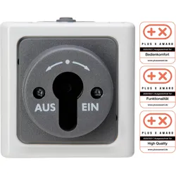 EL BE 561756017 - BLUE ELECTRIC - Gehäuse für Schlüssel-Schalter, grau