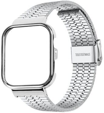 Everyday Crate Huawei Watch Fit 4 Pro Fit 4 Fit 3 Stainless Steel Watch Band Seven Bead Metal Strap silver