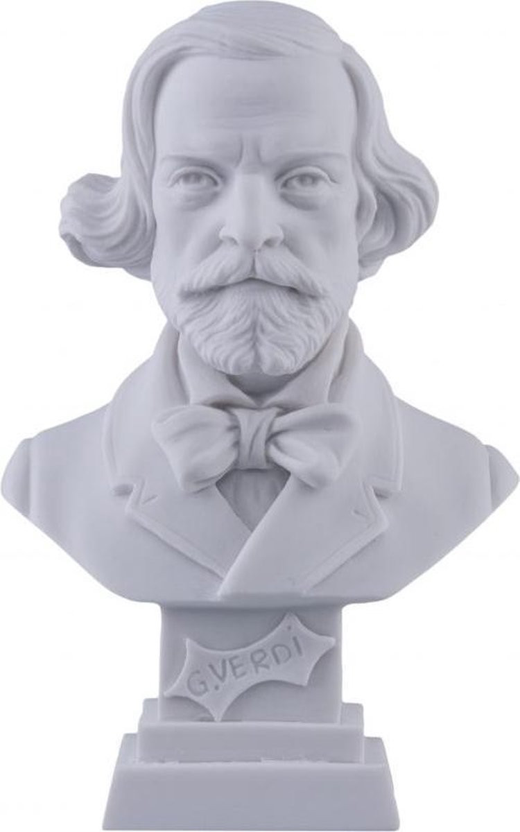 Music Gifts Albast standbeeld Verdi 11 cm