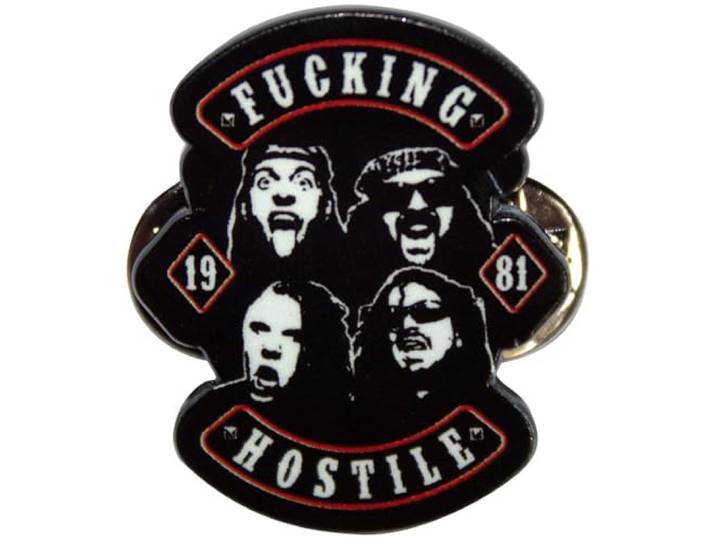 Pantera Hostile Band Logo Pin Badge One Size