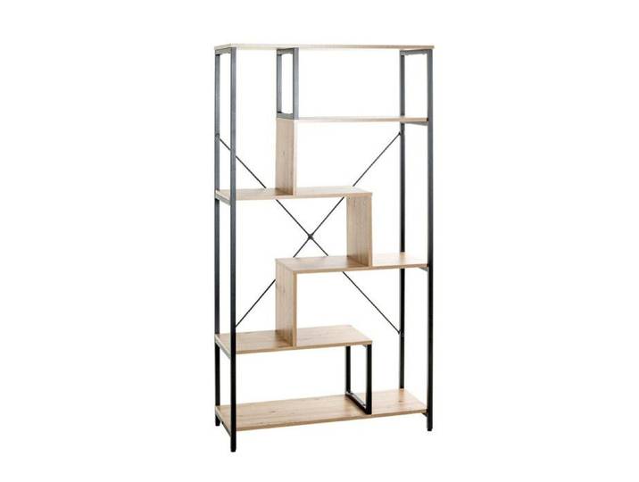 Étagère Bibliothèque  Miranda  163cm Chêne & Noir