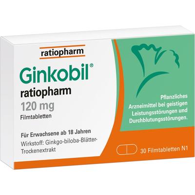 GINKOBIL-ratiopharm 120 mg Filmtabletten 30 St