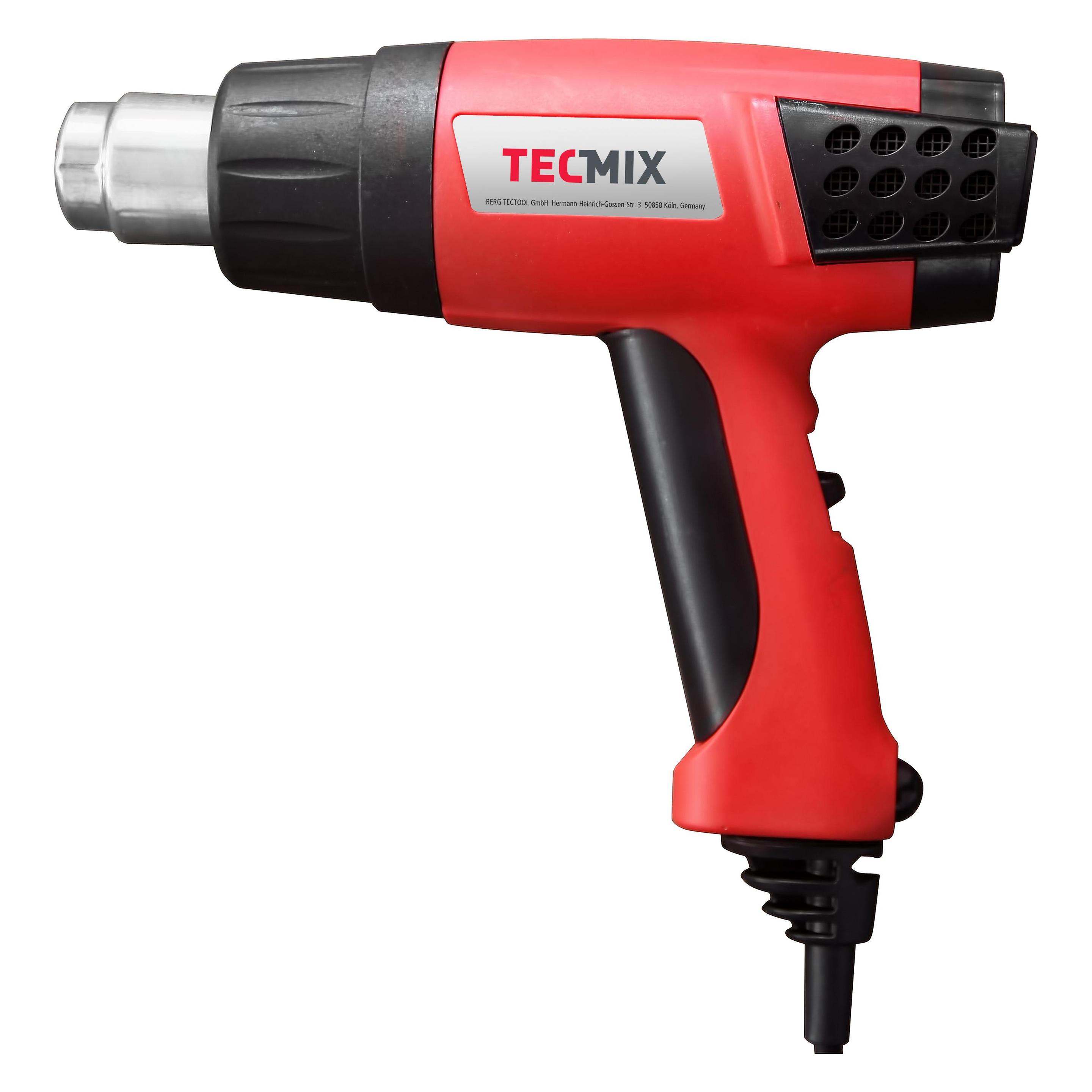 Tecmix DIGITAL HEAT GUN TM DHG 2000 (230V - CH) - 2000W, 50°C - 630°C, 550L/MIN. (17603)