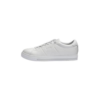 Sneaker LLOYD "COURT", Herren, Gr. 46, weiß, Leder, unifarben, Basic, Schuhe Sneaker, mit modernem Design