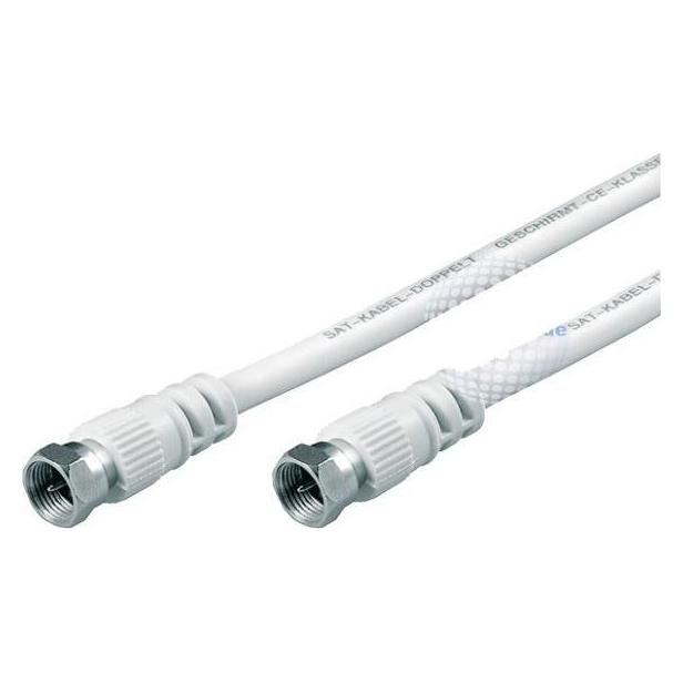 Goobay SAT Antennenkabel 80 dB, 2x geschirmt (80 dB, Antennenkabel) (50740)