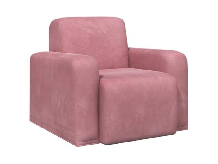 Tmriohed Sessel Rosa Samt Polstersessel Moderner Loungesessel Gemütlicher Fernsehsessel mit weicher Polsterung und breiten Armlehnen, ideal für Schlafzimmer und Wohnzimmer.