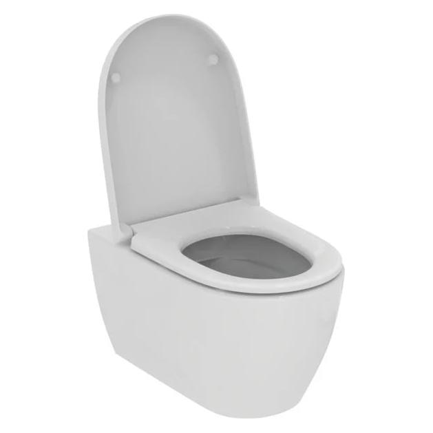 Ideal Water I.Life O Sospeso con Sedile Avvolgente Chiusura Morbida Bianco (T572501)