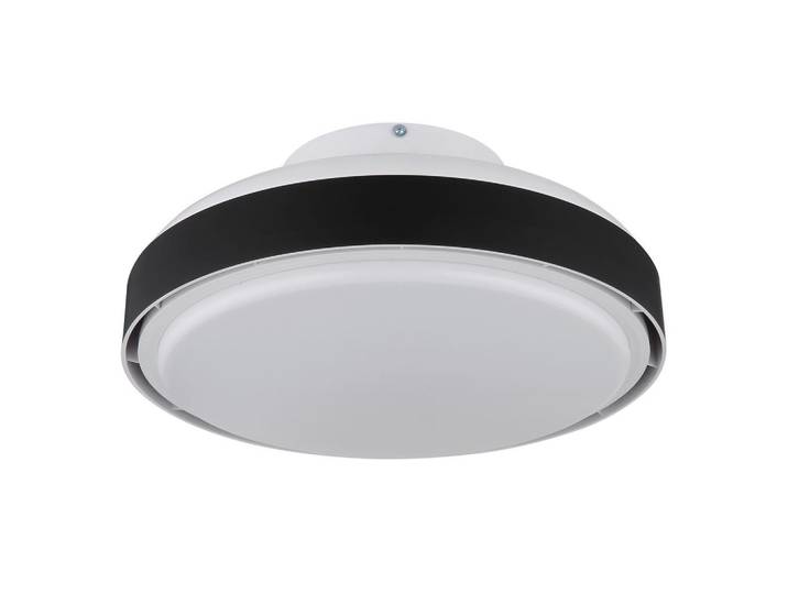 Deckenventilator Carney Opal Schwarz Weiß D: 45 cm