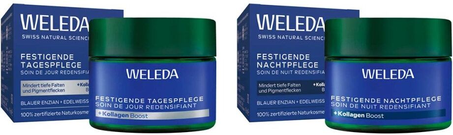 Weleda Blauer Enzian & Edelweiss: Tages- und Nachtpflege 40+40ml