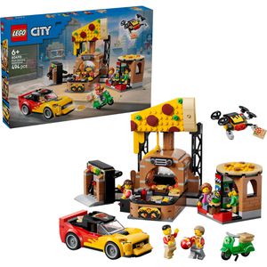 LEGO City 60496 Pizza-Liefererlebnis mit Fahrzeugen, ab 6 Jahre, 494 Teile