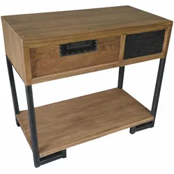 SIT Thalysa Albesia und Teak Massivholz Telefontisch