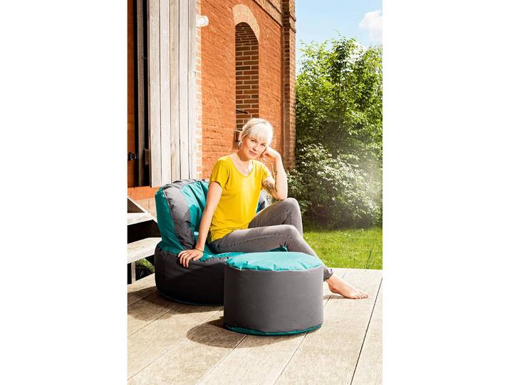 Sitzsack Scuba Bebop Multicolor/Petrol Hülle: 100% Polyester ; Füllung: 100% EPS-Perlen / Polystyrol Ø 85cm