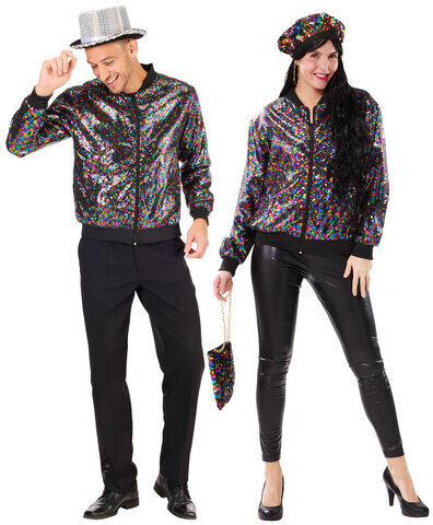 Jacke "Pailletten" unisex, bunt