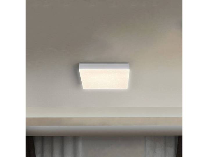 LEDVANCE SMART+ Smart Home Deckenlampe Planon FL Sparkle, dimmbar, weiß / opal, für Wohn- / Esszimmer, Metall, Modern, Smart Home Deckenlampe
