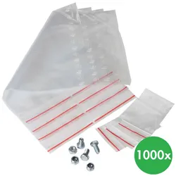 Druckverschlussbeutel 100 x 150 mm, 1000 Stk.