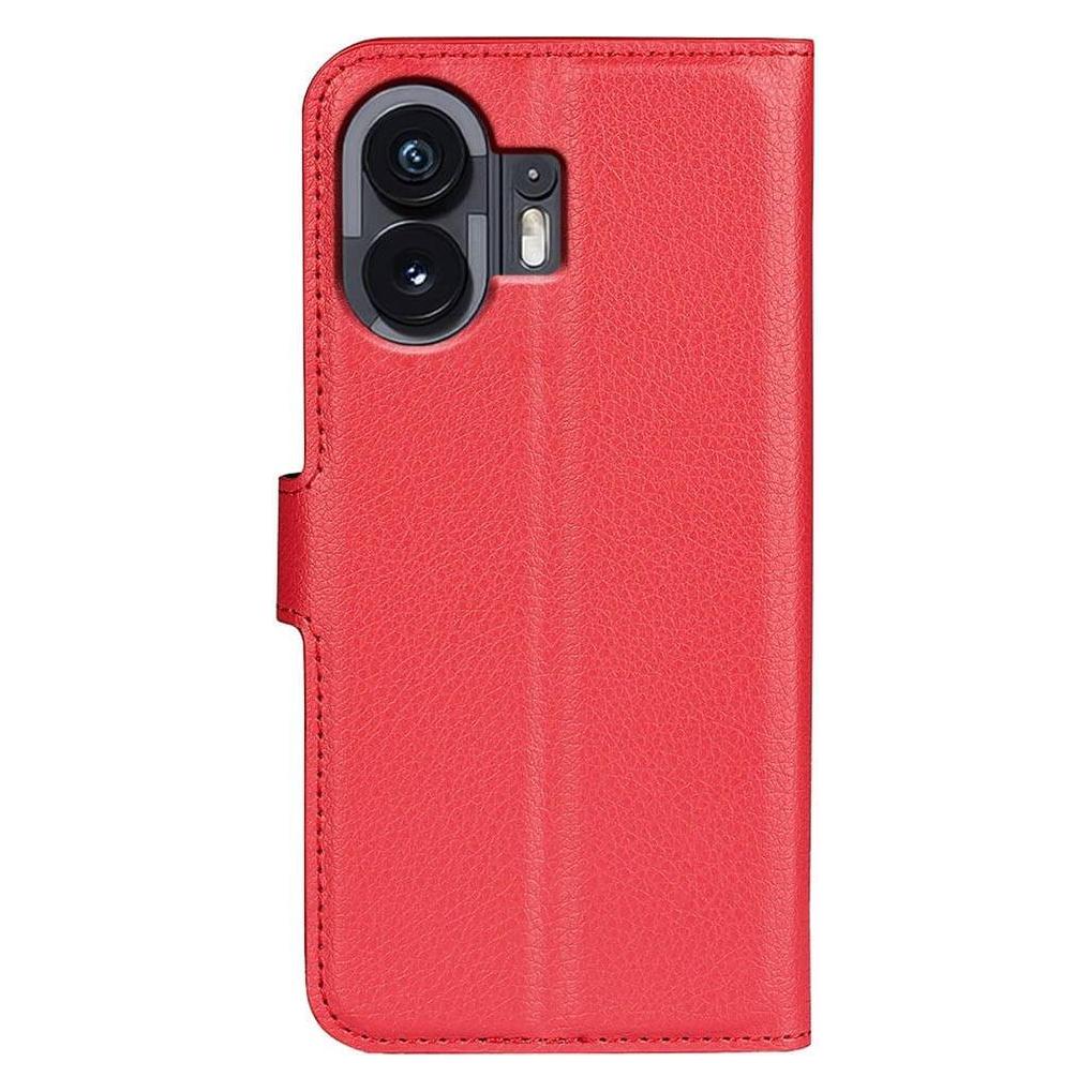 Cover-Discount Nothing Phone (2) - Leder Etui Hülle rot (Nothing Phone (2)) (660155891D)
