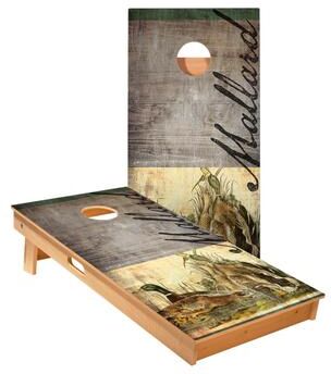 Skip's Garage Mallard Cornhole Boards