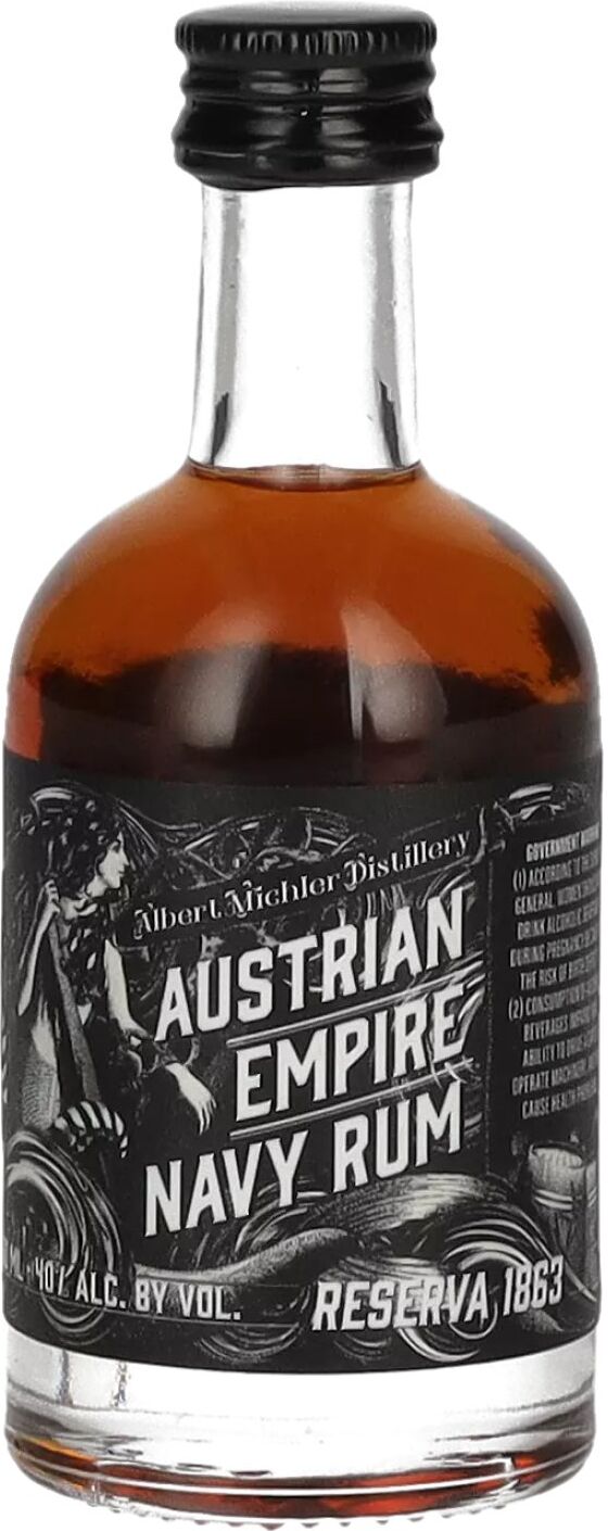 Austrian Empire Navy RESERVA 1863 Rum 40% Vol. 0,05l