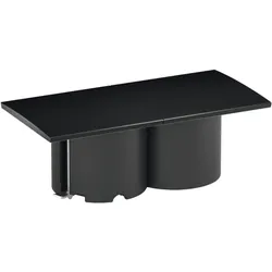 Bachmann, Steckdosenleiste, Steckdosenelement DUE 2xSchuko schwarz Abdeckung schwarz (CEE 7/3, 2 m)
