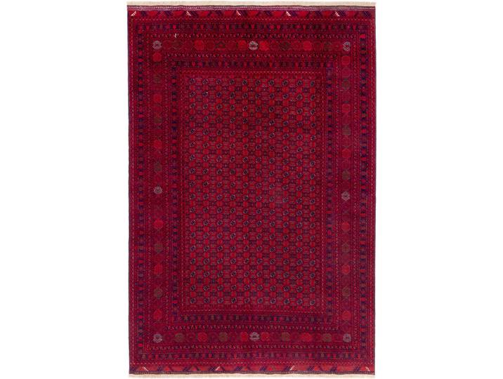 Afghan Mauri Teppich 200x294 Handgeknüpft Orientteppich Wolle