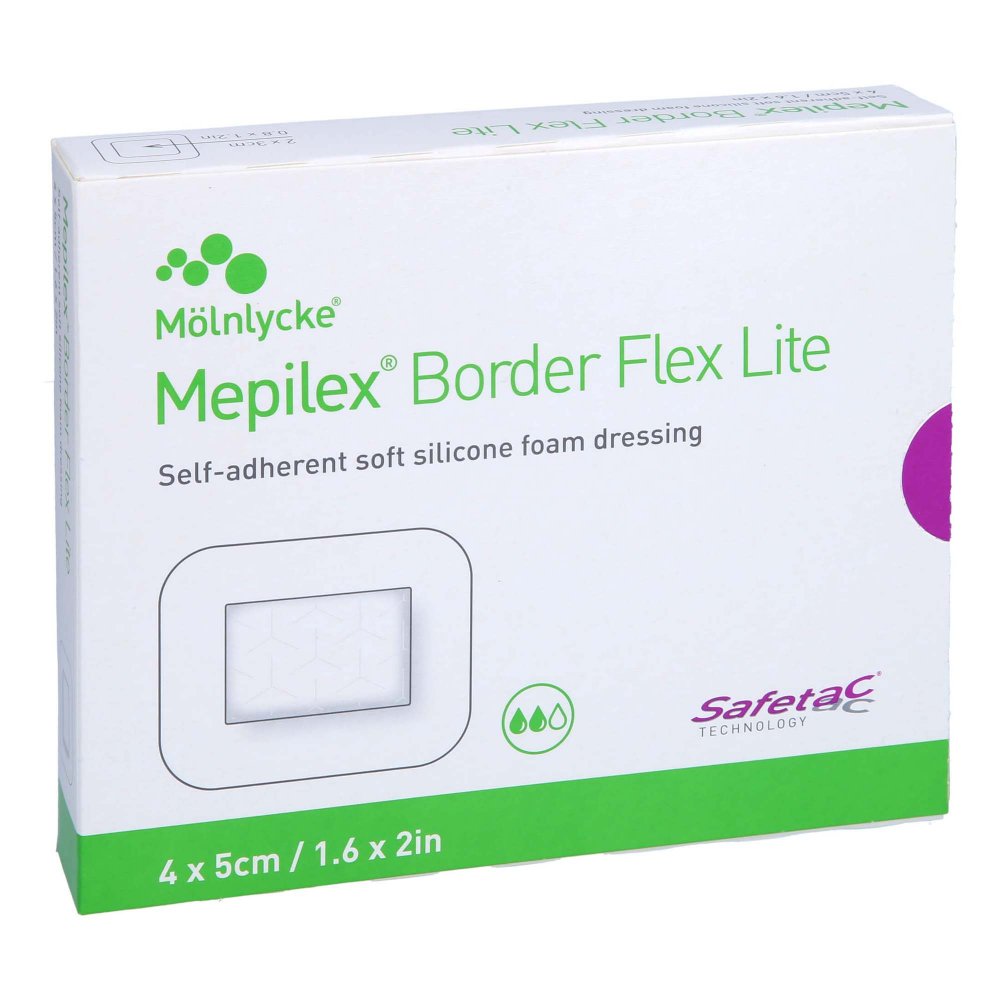 B2B Medical GmbH Mepilex Border Flex Lite Schaumverband 4x5 Cm 17565901