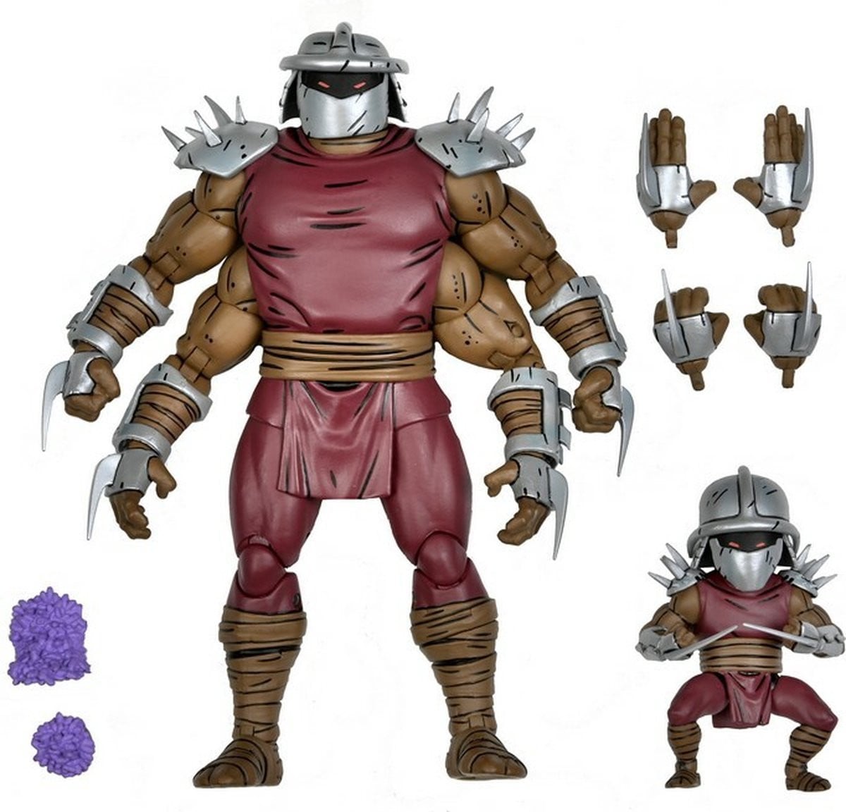 TMNT Mirage Comics Shredder Clone & Mini Shredder Deluxe 7 inch Action Figure