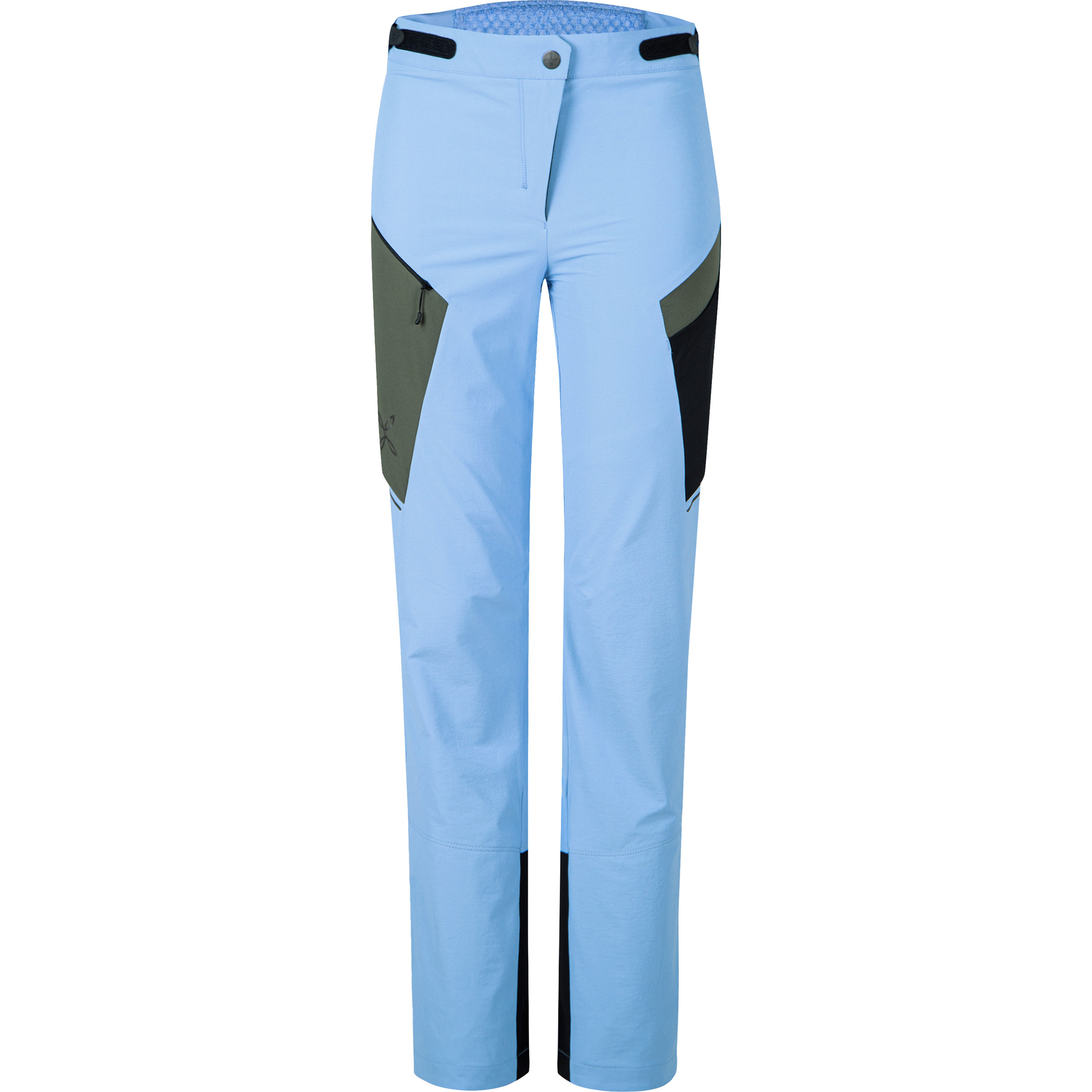 Montura Ritmo Hose Damen Softshellhose blau Größe M Trekking Elastisch Wasserabweisend